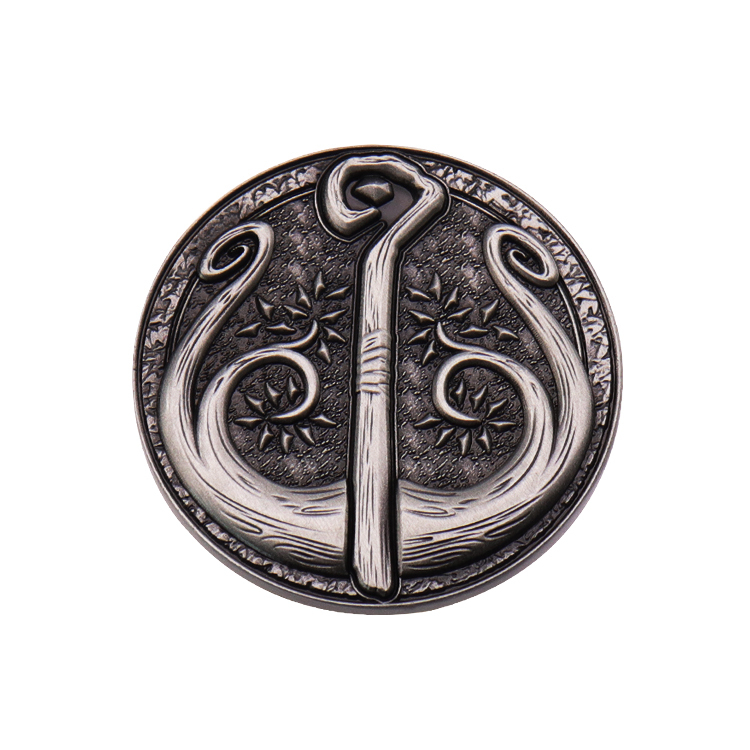 Custom 3D Antique Challenge Coins | Symbolic Silver Plated Coins