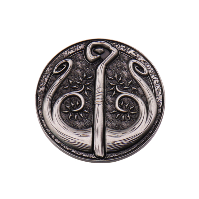 Custom 3D Antique Challenge Coins | Symbolic Silver Plated Coins