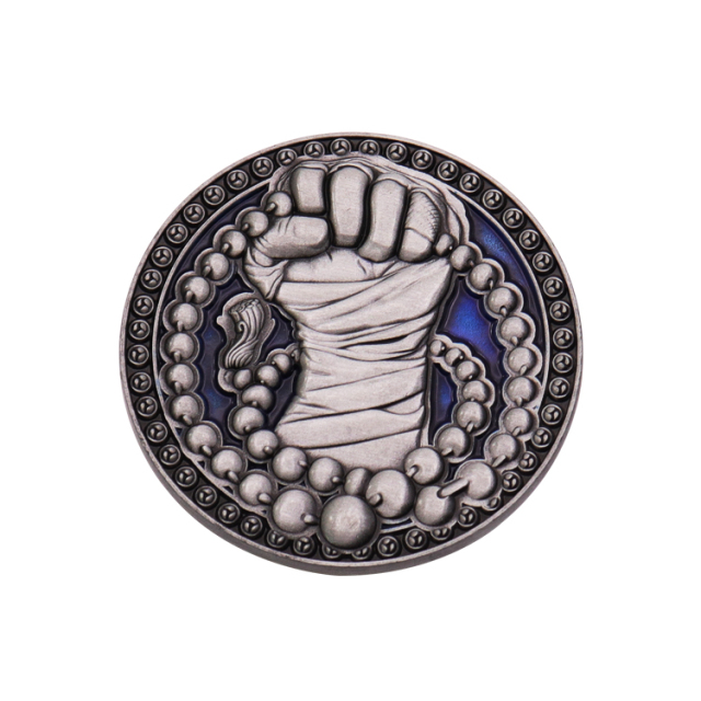 Custom 3D Antique Challenge Coins | Symbolic Silver Plated Coins