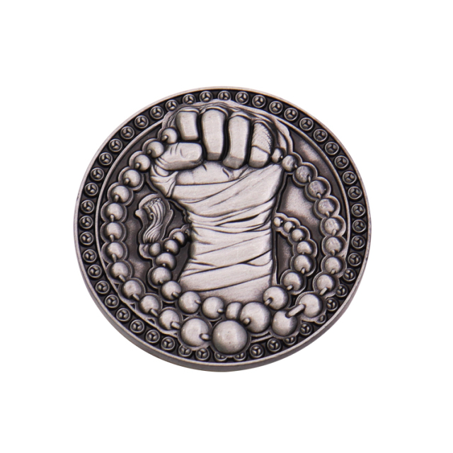 Custom 3D Antique Challenge Coins | Symbolic Silver Plated Coins