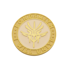 Customizable gold-plated enamel military-style military commemorative coin