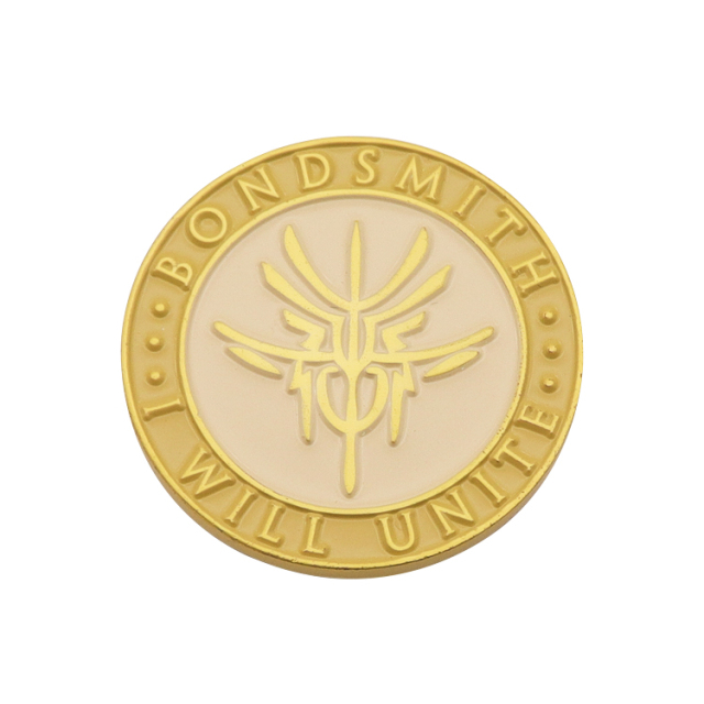 Customizable gold-plated enamel military-style military commemorative coin