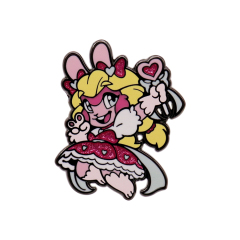 Customized metal handicrafts badges glitter powder anime-style enamel pins