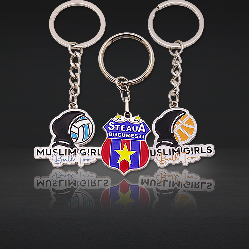 Custom Soft Enamel Keychains | Football Club Logo Keychains