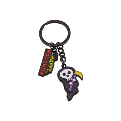 Custom Hard Enamel Keychains | Halloween Pumpkin Ghost Keychains