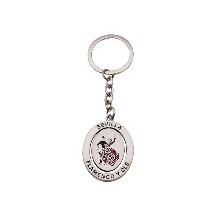 Custom Hard Enamel Multifunctional Keychains | Round Charm Keychains