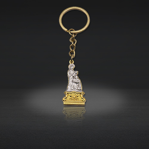 Custom 3D Keychains | Religious Statue Pendant Keychains