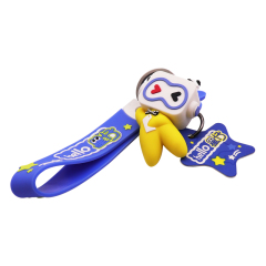 Custom PVC Keychains | Cute Dinosaur Charm Keychains