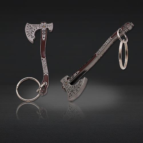 Custom 3D Keychains | Axe Pendant Metal Keychains