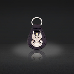 Custom PU Leather Keychains | Eagle Emblem Keychains