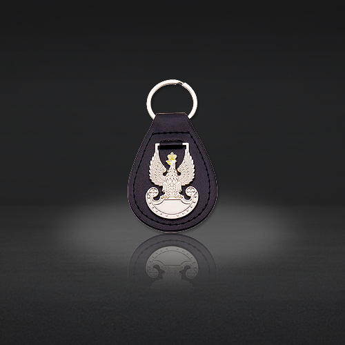 Custom PU Leather Keychains | Eagle Emblem Keychains