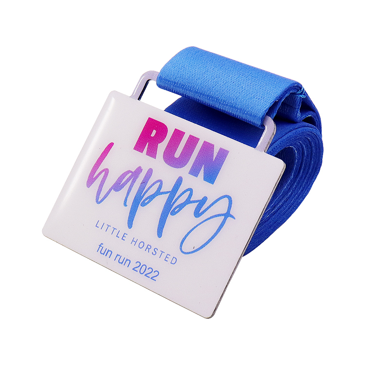 Custom printed metal sports medals - Running commemorative medals