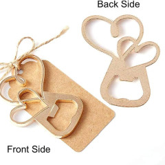 Custom Bottle Openers | Heart Crown Wedding Openers