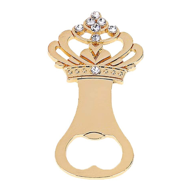 Custom Bottle Openers | Heart Crown Wedding Openers