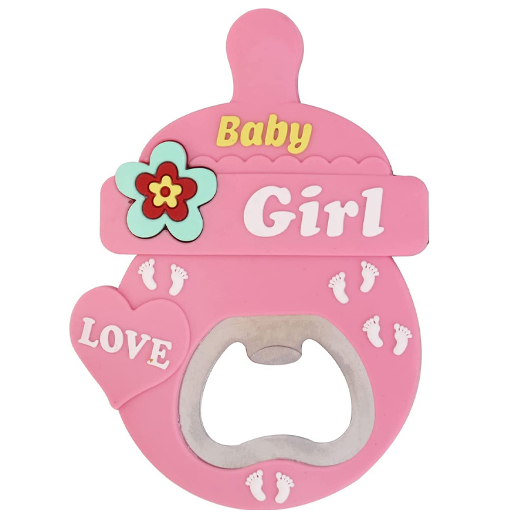 Custom Bottle Openers | Baby Bottle Party Favor Openers