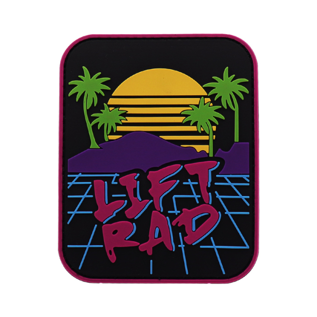 Custom PVC Patches | Palm Tree Logo Patches