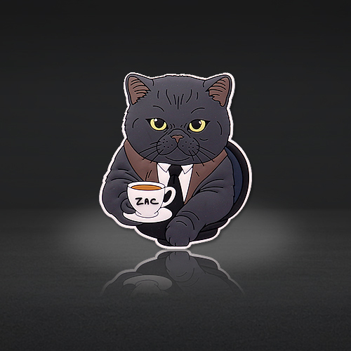 Custom PVC Patches | Cute Cat Character Patches