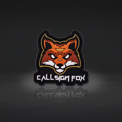 Custom PVC Patches | Fox Logo Patches
