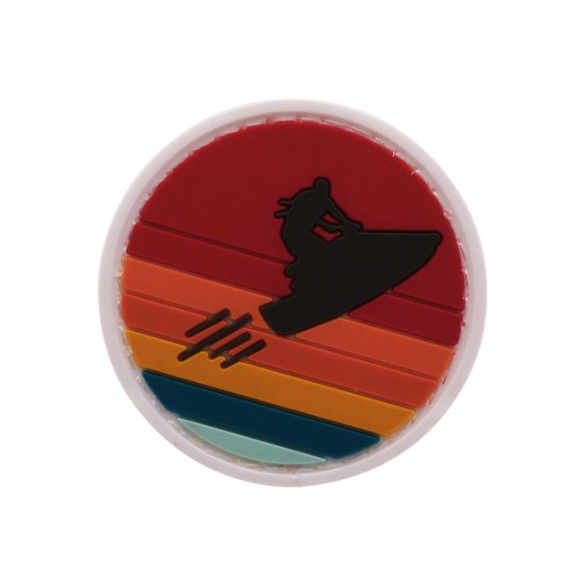 Custom PVC Patches | Wave Landscape Patches