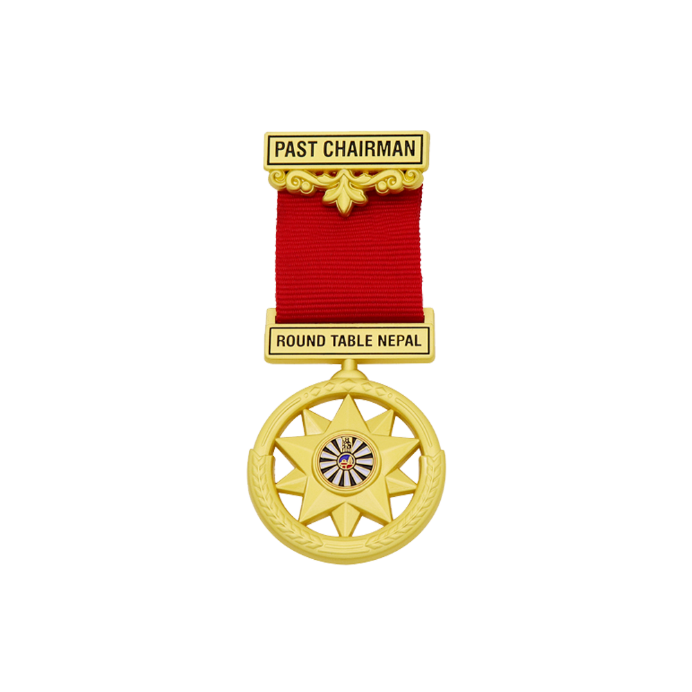 Custom Liberty Medals With Ribbon Bar Design