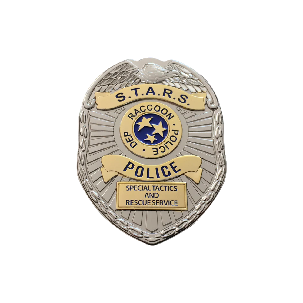 Custom Police Pins With Black Nickel Plating