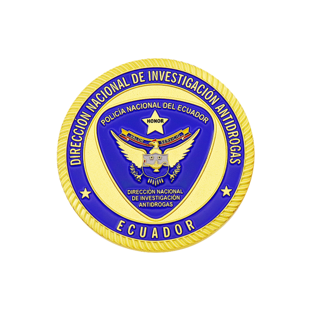 Custom Police Challenge Coins With Soft Enamel