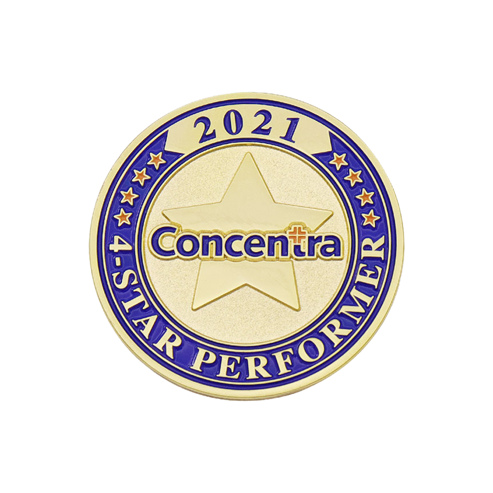 Custom Corporate Challenge Coins for Employee Recognition