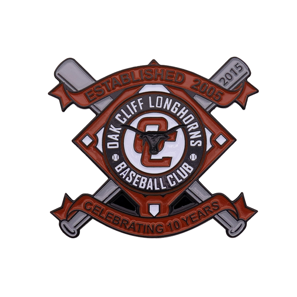 Custom Baseball Club Trading Pins With Soft Enamel