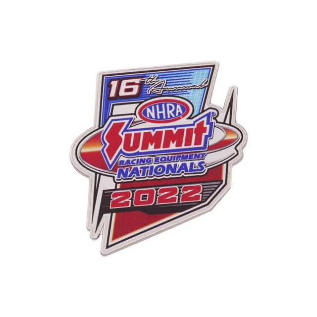 Custom Racing Rush Pins With Printed Design