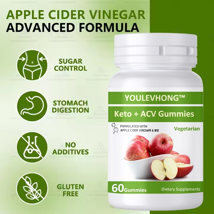 YOULEVHONG Keto Acv Gummies Keto Friendly ACV Gummies With 1g Sugar
