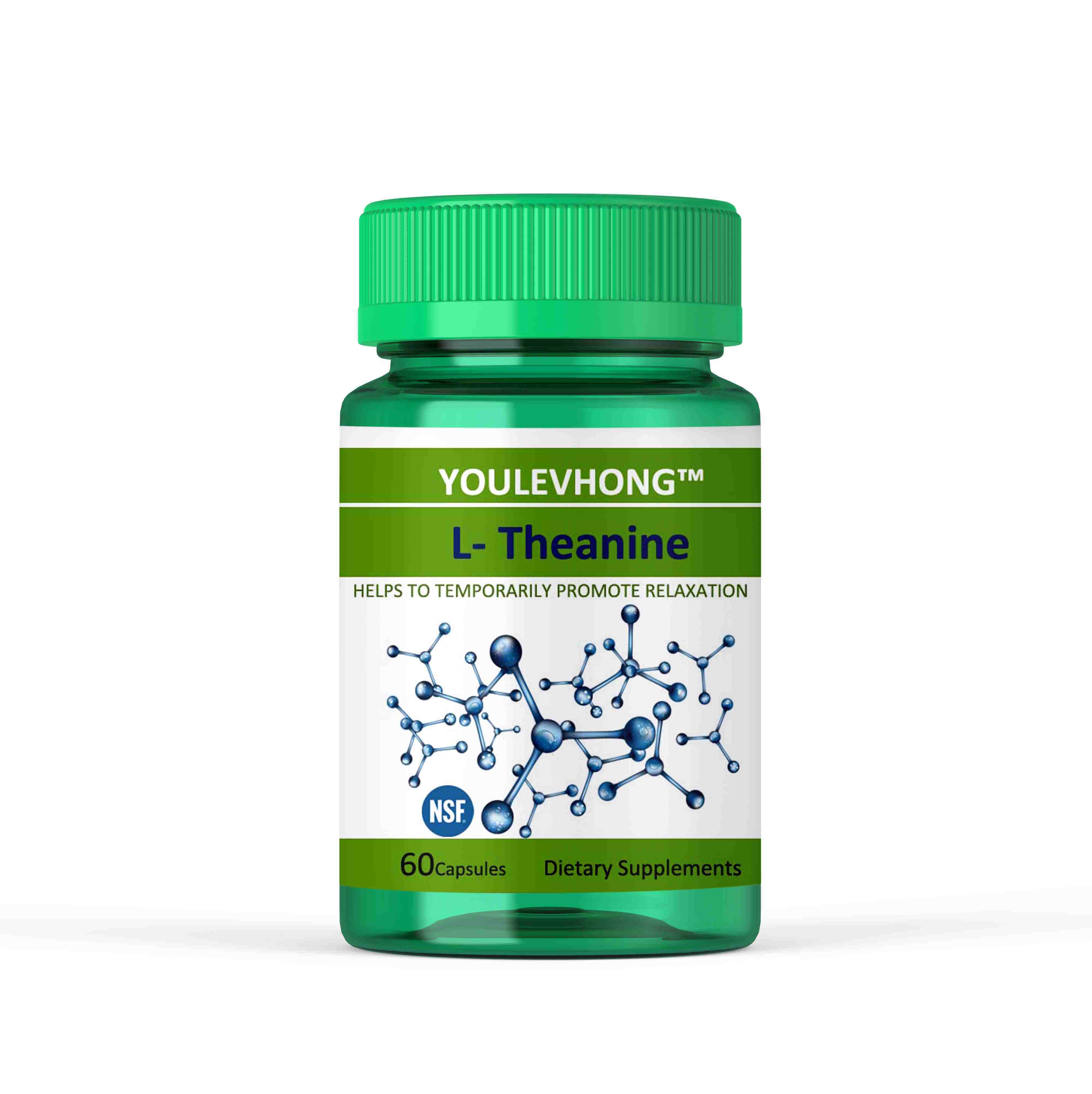 YOULEVHONG L Theanine Supplements Promoting Relaxation and Reducing Stress with Gmp Assurance