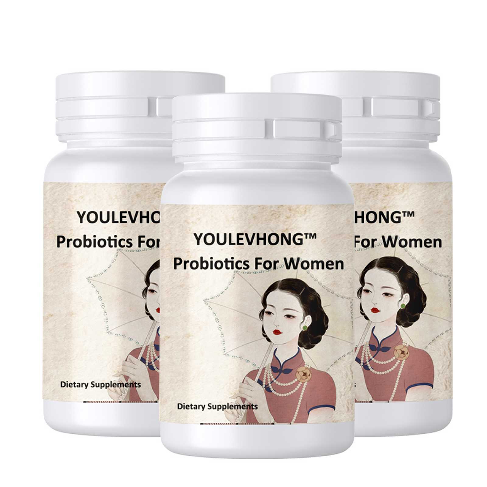 Women Digestive Health Probiotic Supplement For Restore Healthy Vaginal Flora Vegan Women'S Probiotic Capsules
