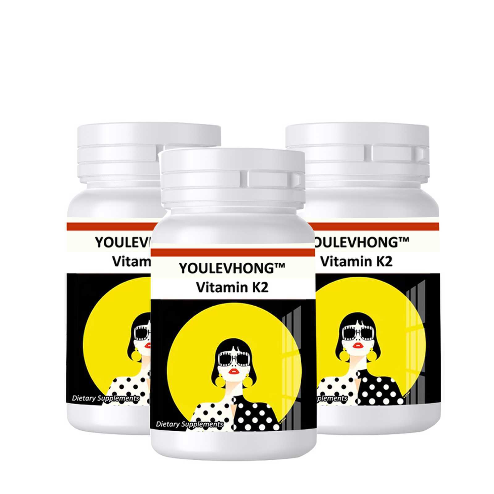 Pure Natural Vitamin K Supplements 100 Mcg Vitamin K2 Softgels Support Bone Health Nsf Certified