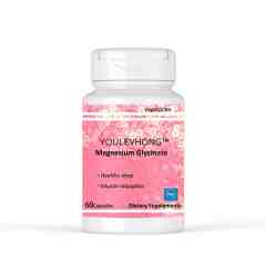 Athletes Magnesium Glycinate Supplement For Nervous System Function 60 Servings