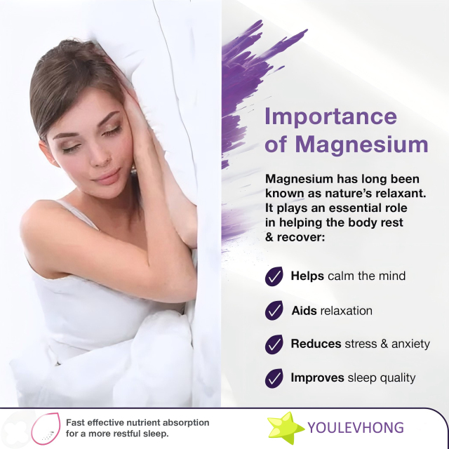 ustomizable Magnesium Supplement Relax Muscles 400Mg Magnesium Glycinate Capsules Natural Health Triple Complex Improve Memory & Sleep Magnesium Capsules