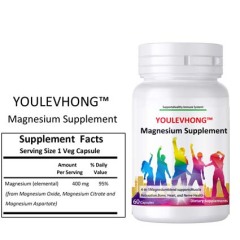 ustomizable Magnesium Supplement Relax Muscles 400Mg Magnesium Glycinate Capsules Natural Health Triple Complex Improve Memory & Sleep Magnesium Capsules