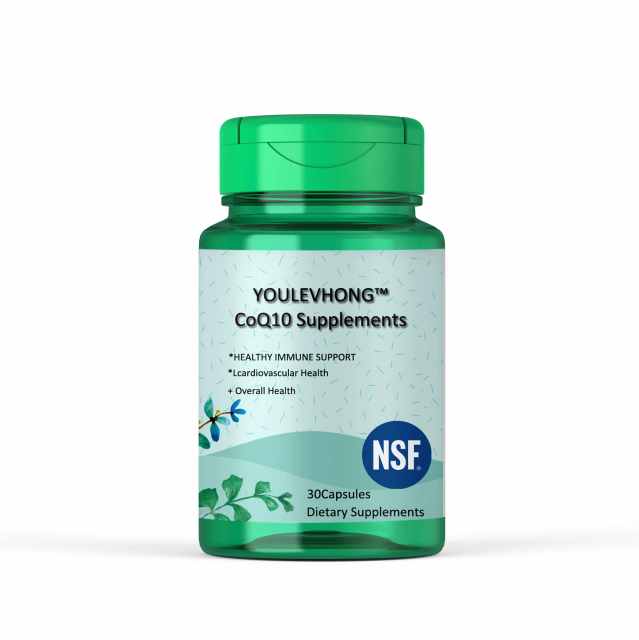 CoQ10 Supplement Coenzyme Q10 Softgel Dietary Supplement CoQ10 Natural Health Heart Energy Production
