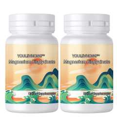Magnesium Bisglycinate Capsules Non-GMO, Vegetarian Friendly, Gluten Free FDA Customized Magnesium Capsules Dietary Supplements Natural Sleep And Brain Supplement Magnesium