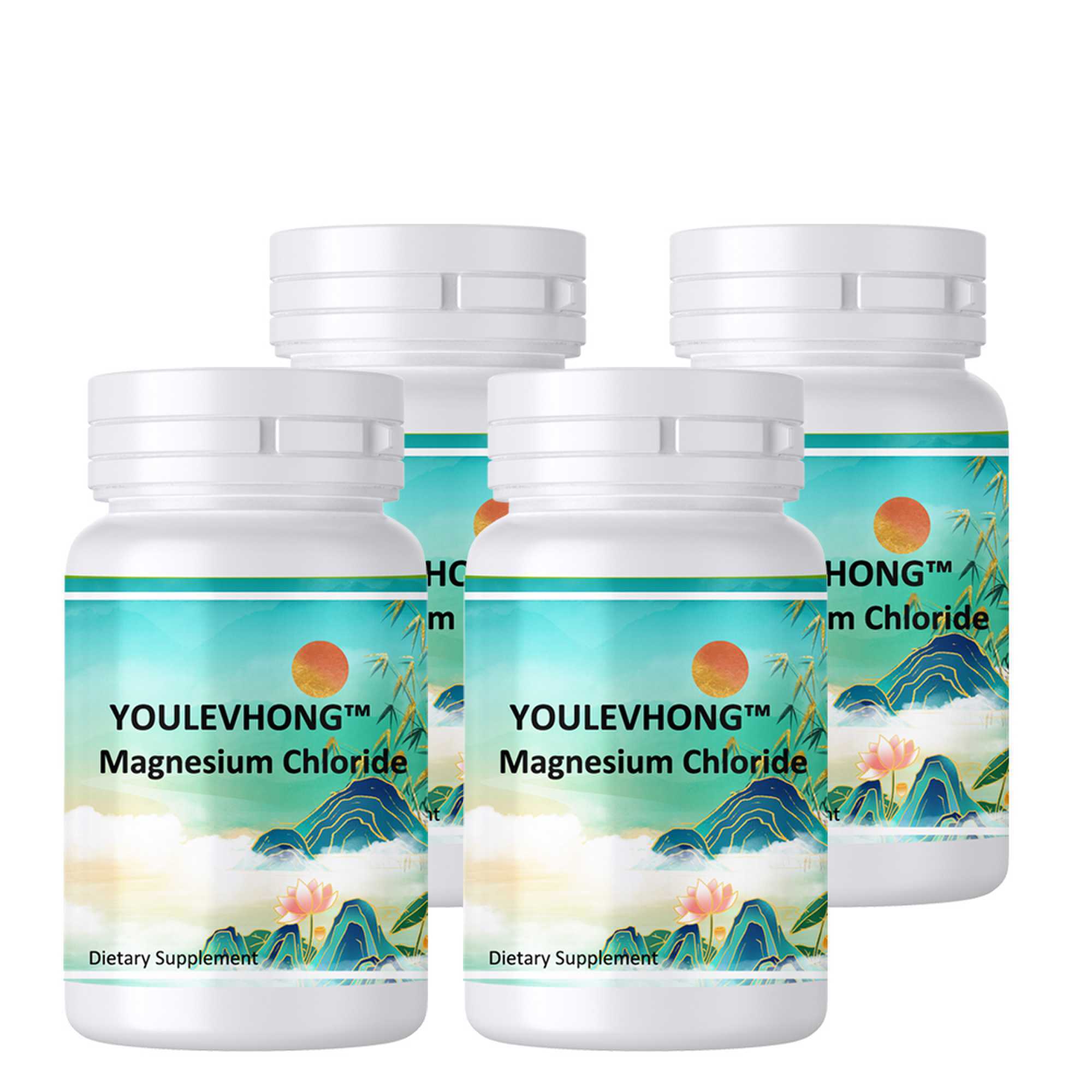 Magnesium Chloride Suppleemnts Vegan Triple Magnesium Complex Capsules 300mg Magnesium Glycinate Malate Citrate Capsules