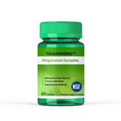 Magnesium Complex 60 Cap Magnesium Supplement For Sleep Muscle Relaxation Heart Nerve And Bone Health
