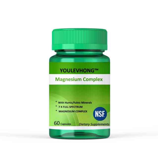 Magnesium Complex 60 Cap Magnesium Supplement For Sleep Muscle Relaxation Heart Nerve And Bone Health