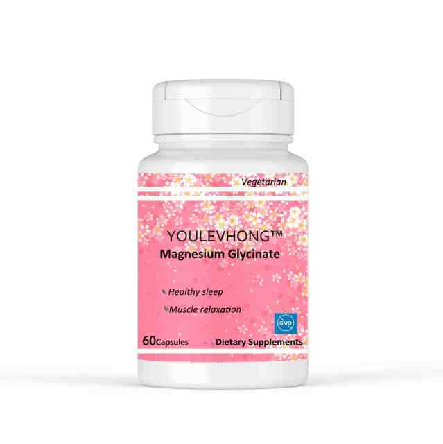 Magnesium Glycinate Heart Health Mood Support, Magnesium Supplements Blood Flow Blood Pressure High-Potency Health Supplements