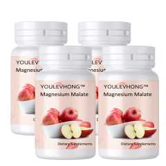 Gluten Free Magnesium Malate Supplement 1000mg Per Serving With Malic Acid Strong Muscle Nutritional Support