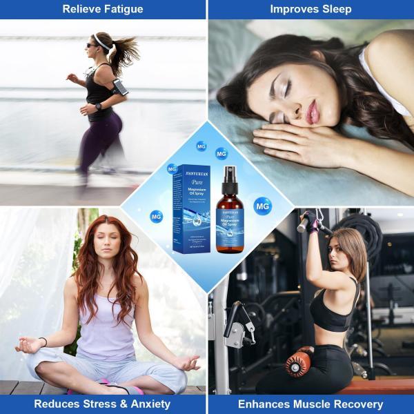 YOULEVHONG Magnesium Lotion Magnesium Oil Spray Supports Muscle Recovery And Relaxation