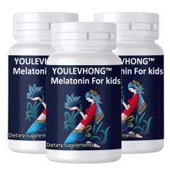 Chewable Tablet Melatonin Supplement Safe Drug-free Melatonin Gummies For Kids Children's Sleep