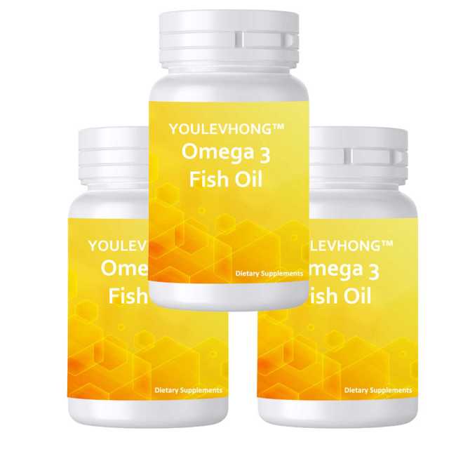 YOULEVHONG® Omega 3 Fish Oil Fatty Acid Omega 3 Helps Support Joints, Heart & Brain Health Popular Dietary Supplements
