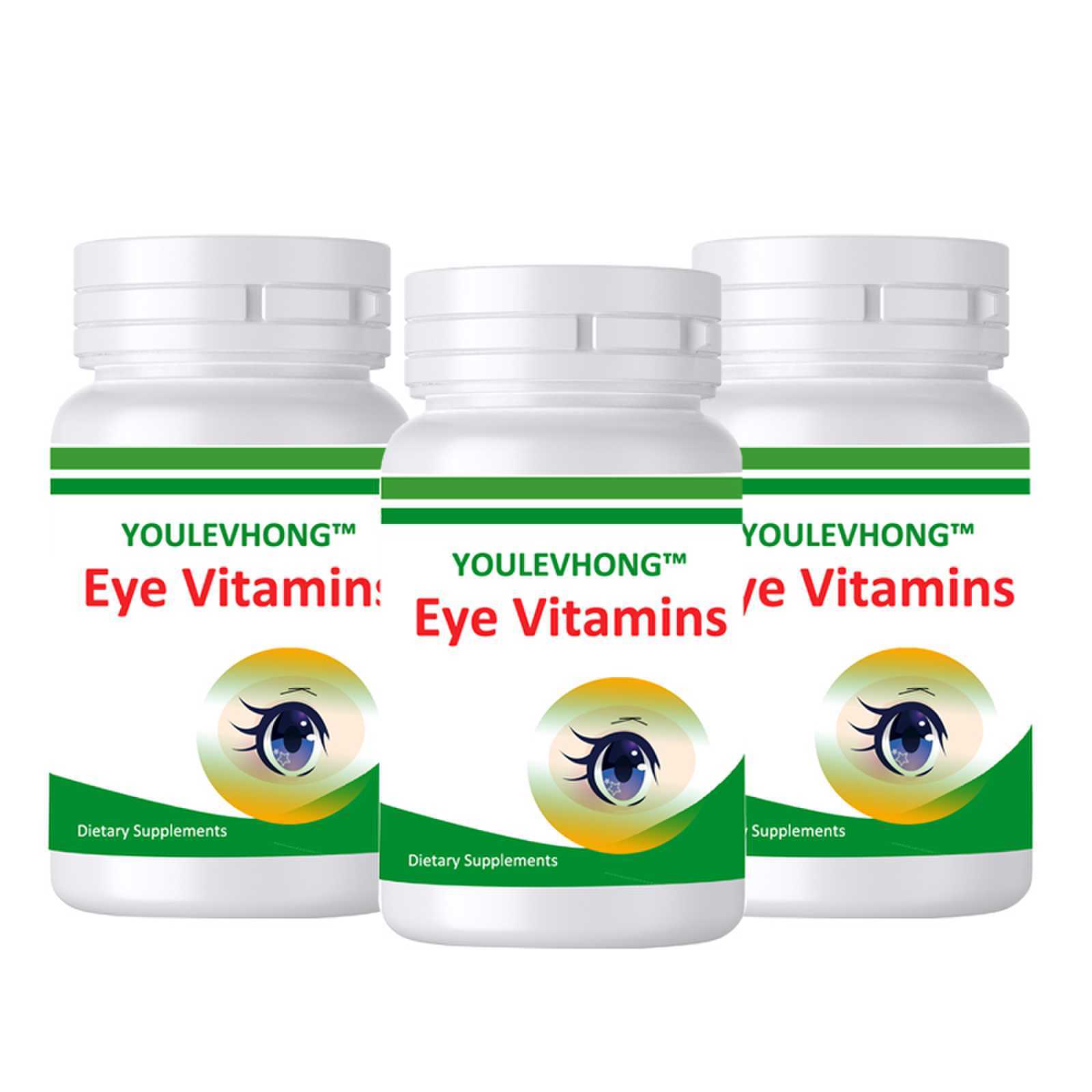Eye Vitamins Capsule Form Dietary Supplement Natural Health Beauty Pills GMP FDA NSF Formula Vitamins For Eye Health