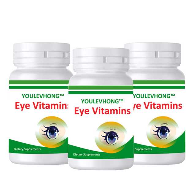 Eye Vitamins Capsule Form Dietary Supplement Natural Health Beauty Pills GMP FDA NSF Formula Vitamins For Eye Health