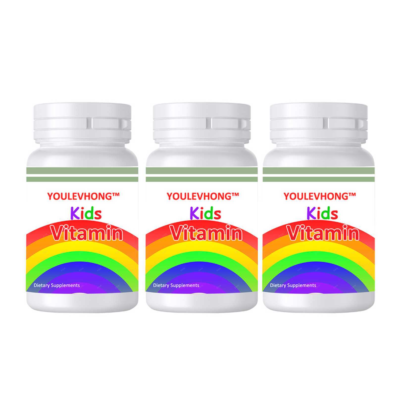 Kids Multi Vitamins Gummies With Vitamin C Vitamin B12 And Zinc Child Vitamin Supplements Customized Nutrition