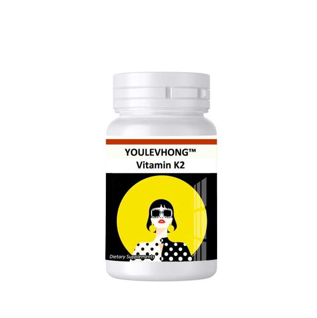 Vitamin K2 100 Mcg Softgels Help Support Bone Health Pure Natural Vitamin Supplements Nsf Certification Customized